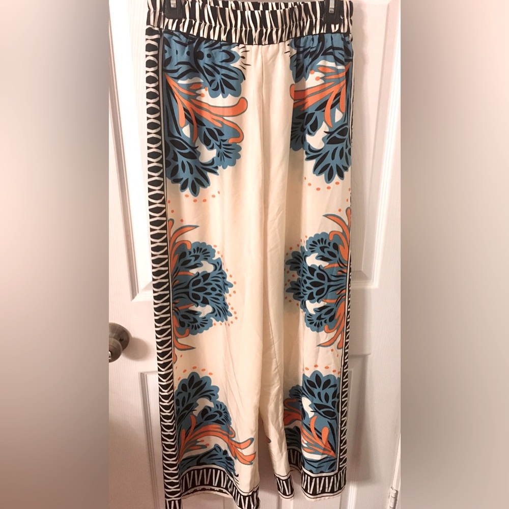 Sweet Rain Black and Cream Striped Pants